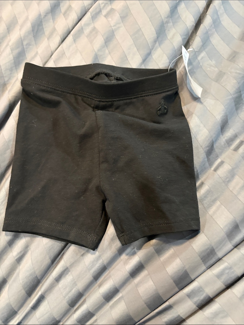 Polo by Ralph Lauren Black Stretch Bike Shorts for Kids